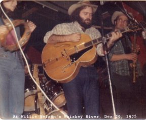 B. W. Stevenson in concert, at Willie Nelson's Whiskey River, December 29, 1975