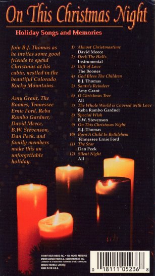 On This Christmas Night, front cover